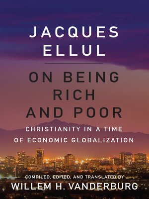 cover image of On Being Rich and Poor